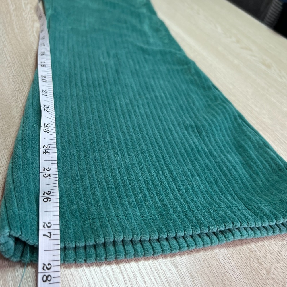 Wonder Nation - Sweatpants Kids Girls XL Green Thick Ribbed Pullon Wide Leg - Picture 9 of 10